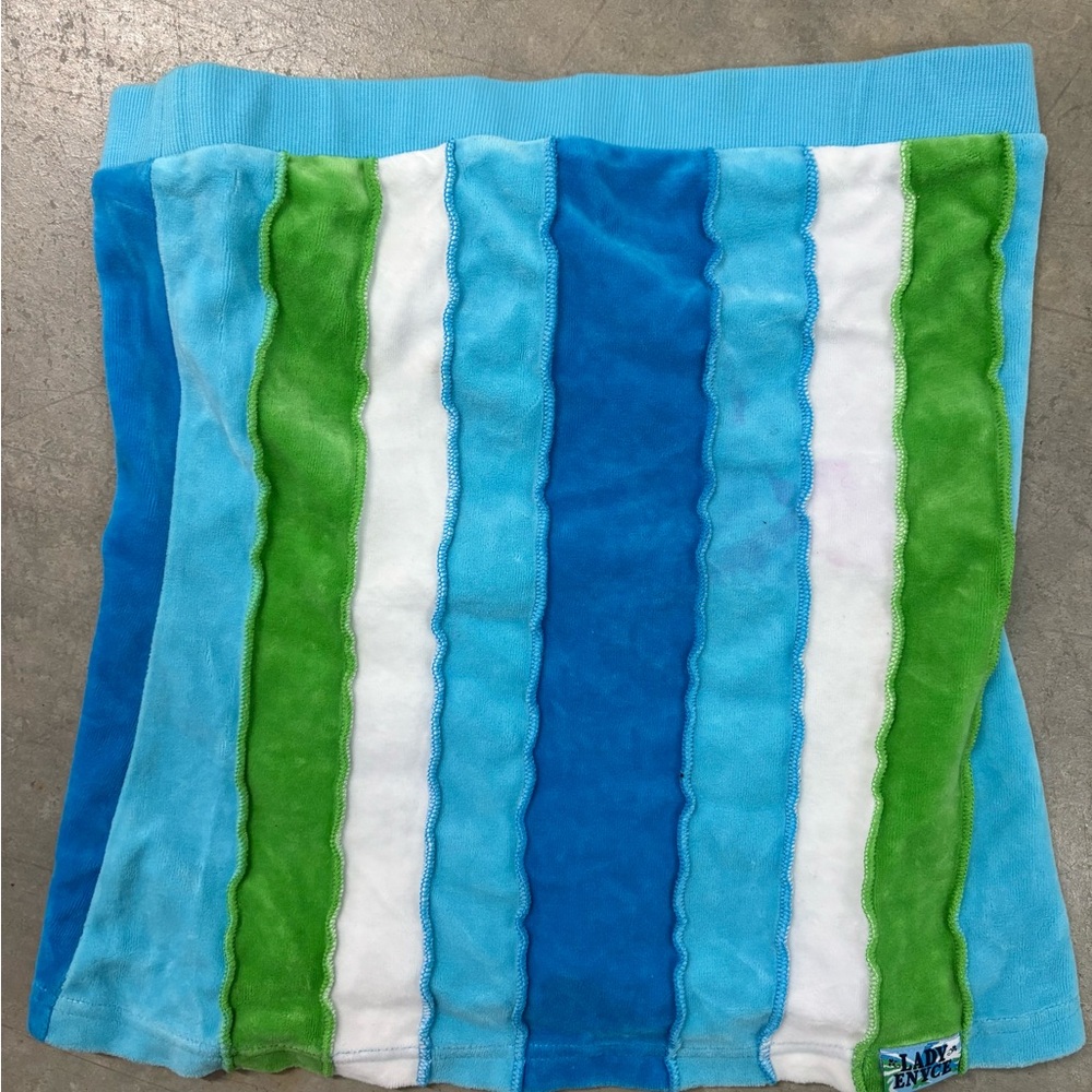 Striped Blue and Green top